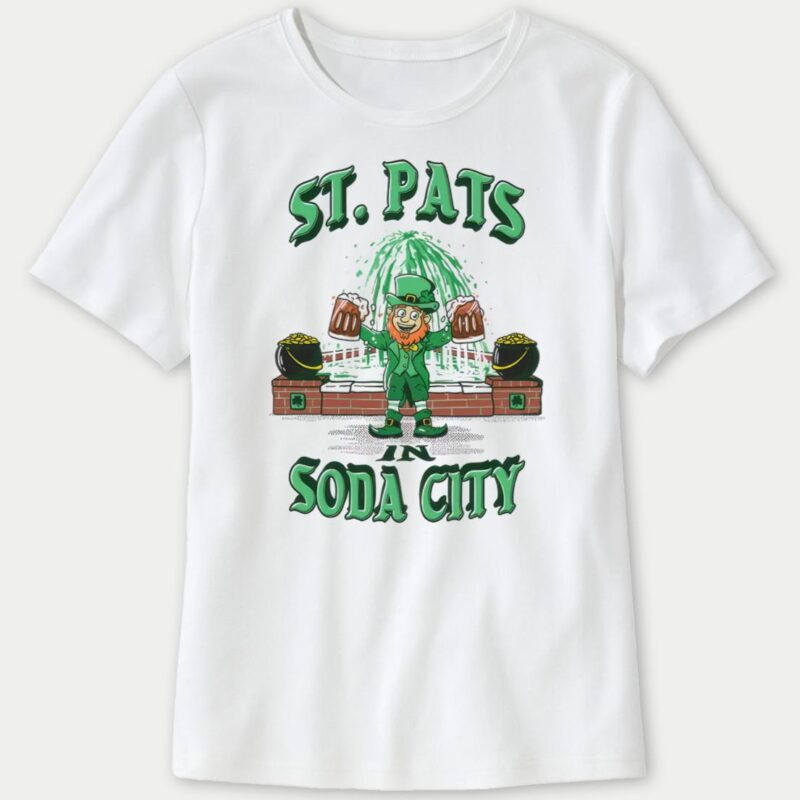 Barstool St. Pats In The Soda City Ladies Boyfriend Shirt