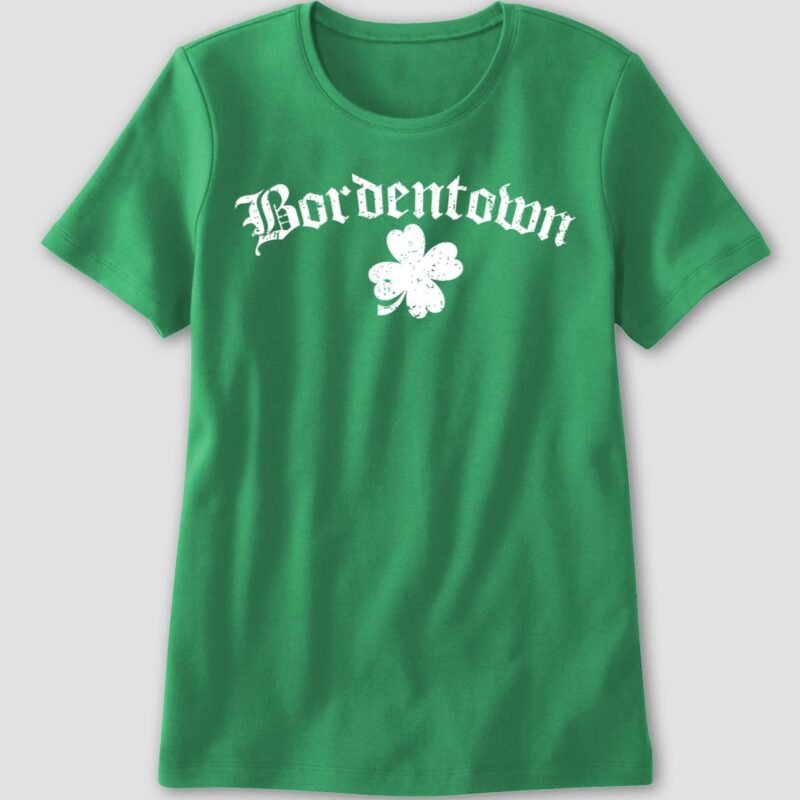 Bordentown St. Patrick's Day Ladies Boyfriend Shirt