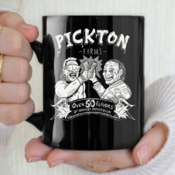 Robert Pickton Holding Hookery Smoked Bacon Mug