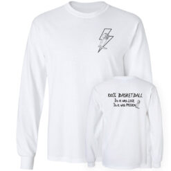 [Front+Back] D'Angelo Russell 100% Basketball Do It With Love Do It With Passion Long Sleeve T-Shirt