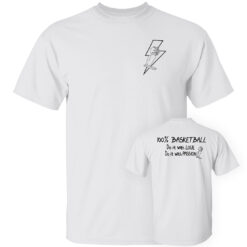 [Front+Back] D'Angelo Russell 100% Basketball Do It With Love Do It With Passion Shirt