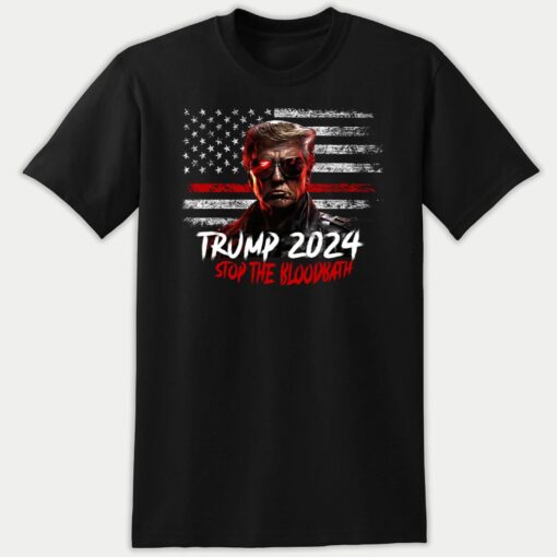 Trump 2024 Stop The Bloodbath Premium SS T-Shirt