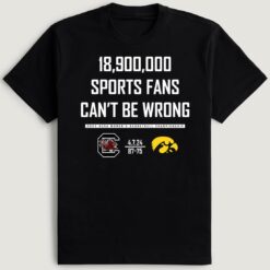 18,900,000 Sports Fans Can't Be Wrong T-Shirt