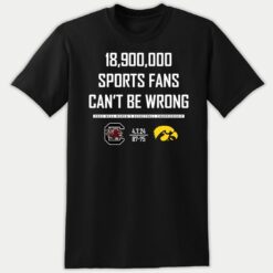 18,900,000 Sports Fans Can't Be Wrong Premium SS T-Shirt
