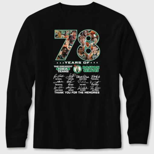 78 Years Of The Greatest Teams Boston Celtics Thank You For The Memories 2 1
