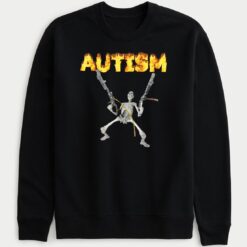 Autism Skeleton Meme Sweatshirt