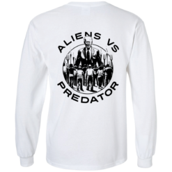 [Back] Biden Aliens Vs Predator Long Sleeve T-Shirt