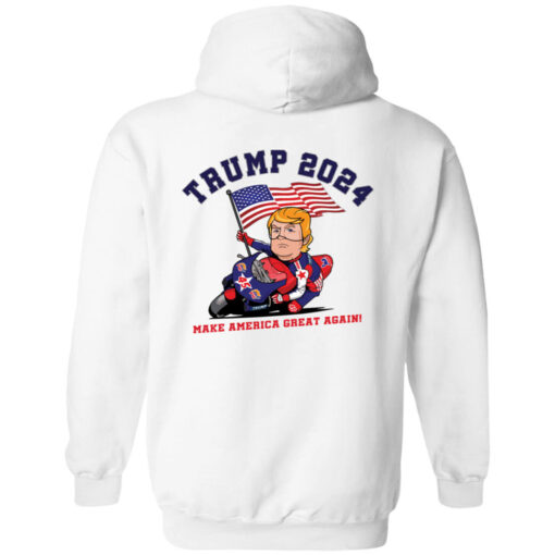 [Back] Racing Trump 2024 Make America Great Again Hoodie