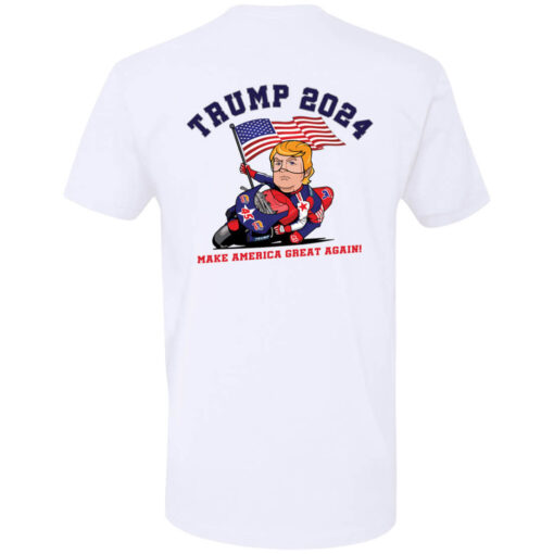 [Back] Racing Trump 2024 Make America Great Again Premium SS T-Shirt