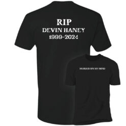 [Front+Back] Ryan Garcia Murder On My Mind Rip Devin Haney 1999-2024 Premium SS T-Shirt