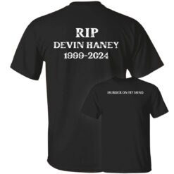 [Front+Back] Ryan Garcia Murder On My Mind Rip Devin Haney 1999-2024 T-Shirt