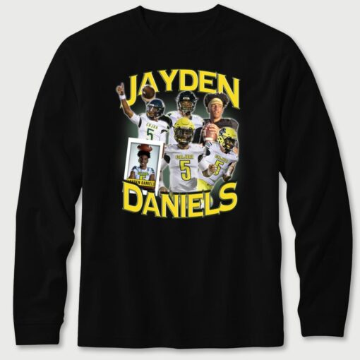 Jayden Daniels High School Vintage Shirt 2 1