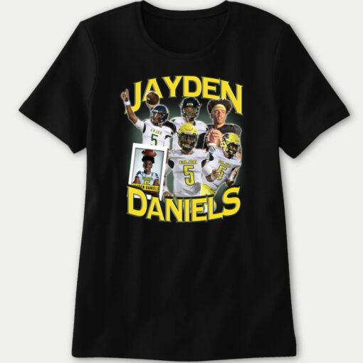 Jayden Daniels High School Vintage Shirt 4 1