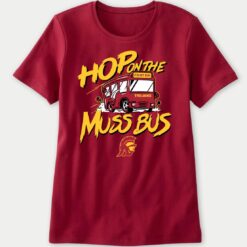 Usc Basketball Hop On The Muss Bus Ladies Boyfriend Shirt