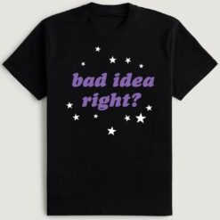 Bad Idea Right Black T-Shirt
