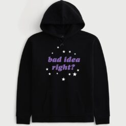 Bad Idea Right Black Hoodie