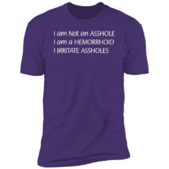 I Am Not An Asshole I Am A Hemorrhoid I Irritate Assholes Premium SS T-Shirt