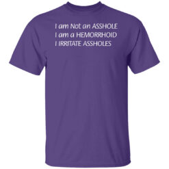 I Am Not An Asshole I Am A Hemorrhoid I Irritate Assholes T-Shirt
