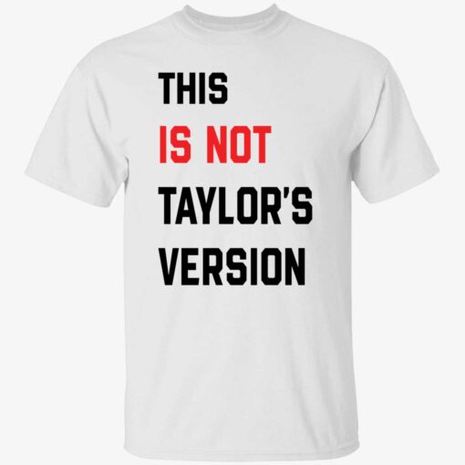 Taylor Wearing This Is Not Taylor's Version T-Shirt