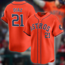 2024 Yainer Diaz Houston Astros Baseball Jersey - Orange
