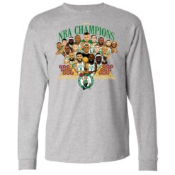 Aaron Dana Boston Celtics 2024 Champions Banner Eighteen Long Sleeve T-Shirt