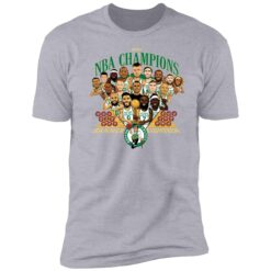 Aaron Dana Boston Celtics 2024 Champions Banner Eighteen Premium SS T-Shirt