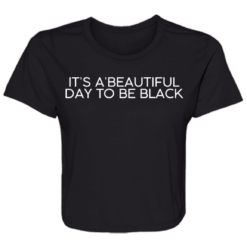 A'ja Wilson It's A Beautiful Day To Be Black Crop T-Shirt