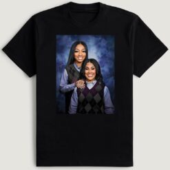 Angel Reese and Kamilla Cardoso Step Sisters T-Shirt