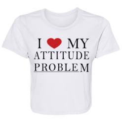 Anna Jay I Love My Attitude Problem Crop T-Shirt
