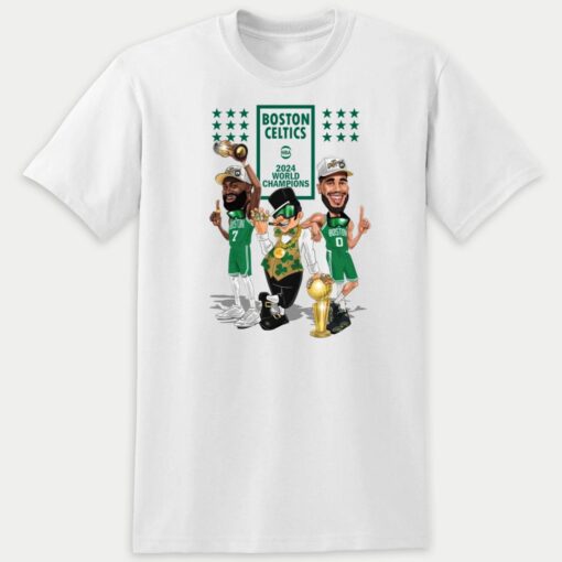 Areapintada Boston Celtics 2024 World Champions Premium SS T-Shirt