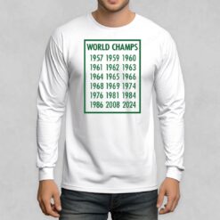 Boston Basketball 18 Time World Champions Long Sleeve Shirt