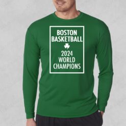Boston Basketball 2024 World Champions Long Sleeve Shirt