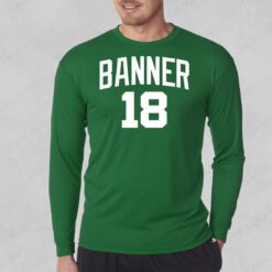 Boston Basketball Banner 18 Long Sleeve Shirt