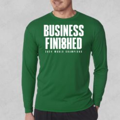 Boston Basketball Business Finished 2024 Long Sleeve Shirt