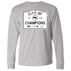 Boston City Of Champions Long Sleeve T-Shirt