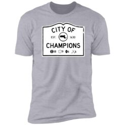 Boston City Of Champions Premium SS T-Shirt