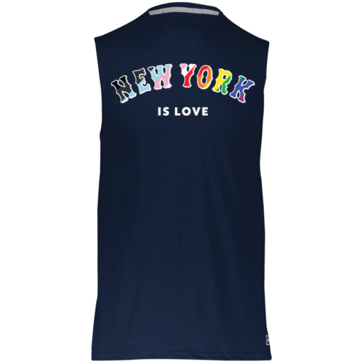 Francisco Lindor New York is Love Dri Power Sleeveless Tee Navy