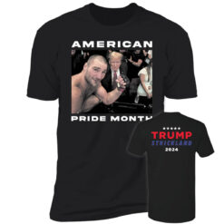 [Front+Back] American Pride Trump Strickland 2024 Premium SS T-Shirt