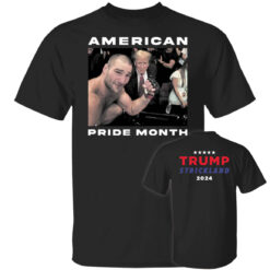 [Front+Back] American Pride Trump Strickland 2024 T-Shirt