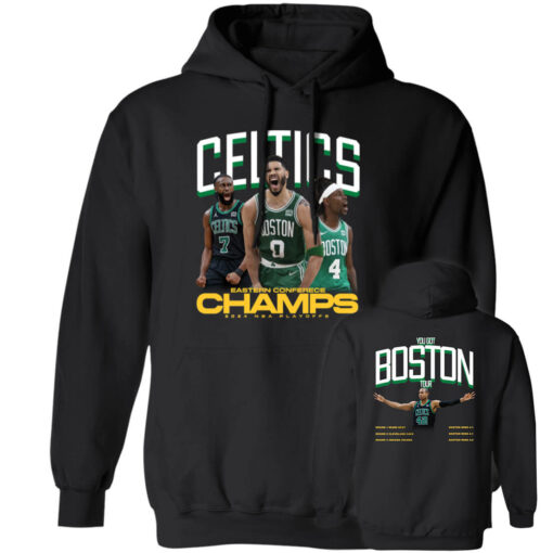 FrontBack Boston Celtics 2024 ECF Champ Hoodie