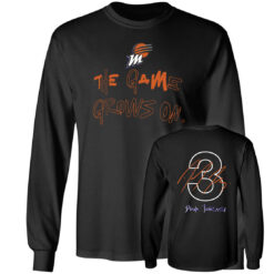 [Front+Back] Diana Taurasi Phoenix The Game Grows On Long Sleeve T-Shirt