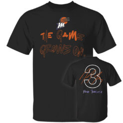 [Front+Back] Diana Taurasi Phoenix The Game Grows On T-Shirt