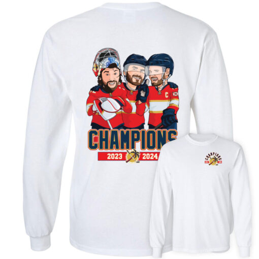 [Front+Back] Florida Champions 2023 2024 Long Sleeve T-Shirt
