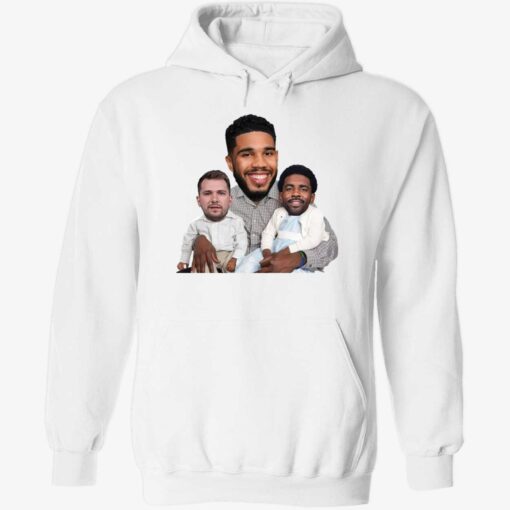 Jayson Tatum With Adopted Sons Kyrie Irving And Luka Doncic Hoodie