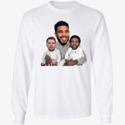 Jayson Tatum With Adopted Sons Kyrie Irving And Luka Doncic Long Sleeve Shirt