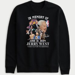 Jerry West 1938-2024 Thank You for the Memories Sweatshirt