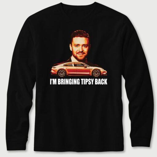 Justin Timberlake Tipsy Back Long Sleeve T-Shirt