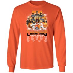Tennessee Vols 2024 National Champions Team Signature Long Sleeve T-Shirt