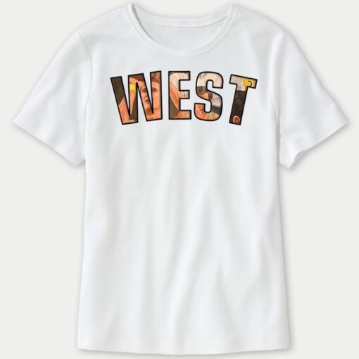 WEST Jerry West 1938 2024 Ladies Boyfriend Shirt