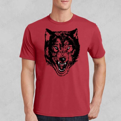 Wolfpac Wolf Red Shirt
